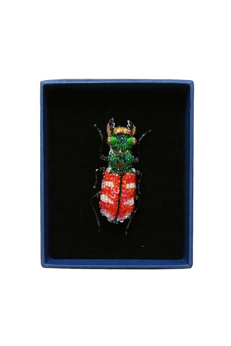 BROOCH - TIGER BEETLE