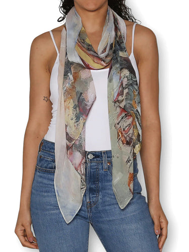 THE ARTIST’S LABEL SCARF - BLUSH GARDEN