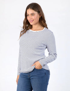 HAYLEY RIB LONG SLEEVE TEE