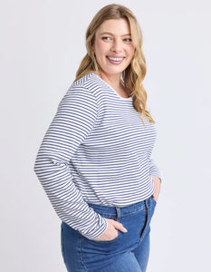HAYLEY RIB LONG SLEEVE TEE