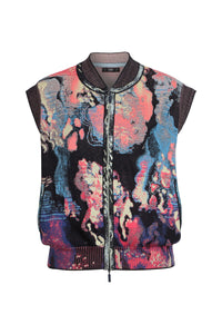 SLEEVELESS JACKET - TERRAIN PATTERN