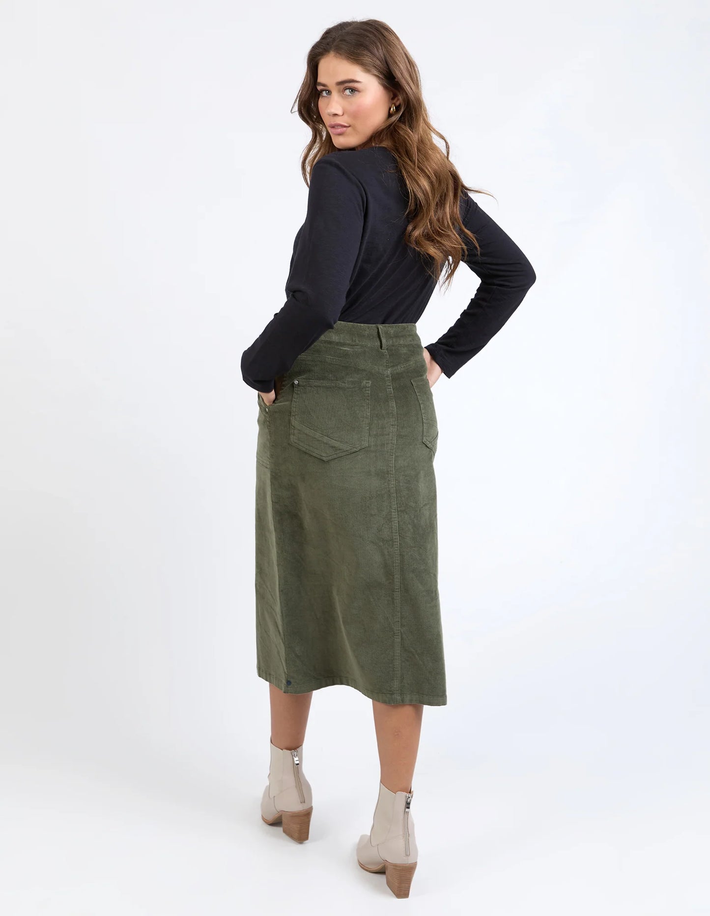 COLLETE CORD SKIRT