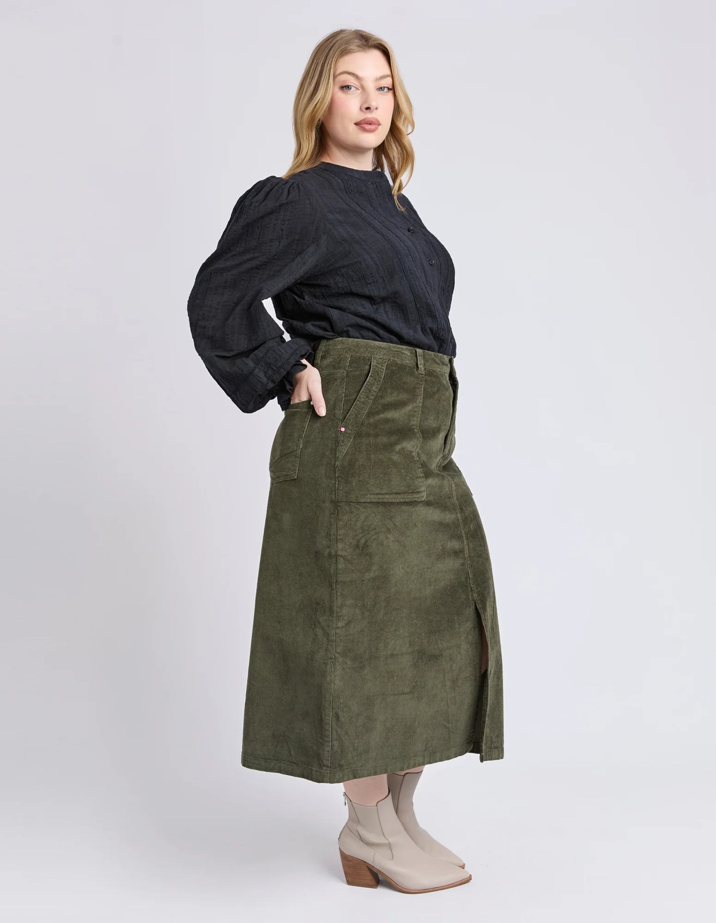 COLLETE CORD SKIRT