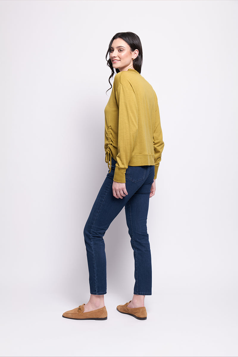 BEST SIDE TOP - MERINO CHARTREUSE