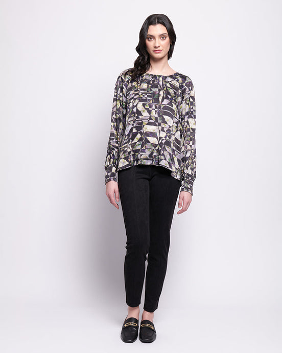OVATION BLOUSE - SOFT FOCUS