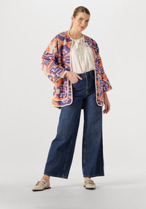 LULU JACKET 3/4 SLEEVE - ORANGE