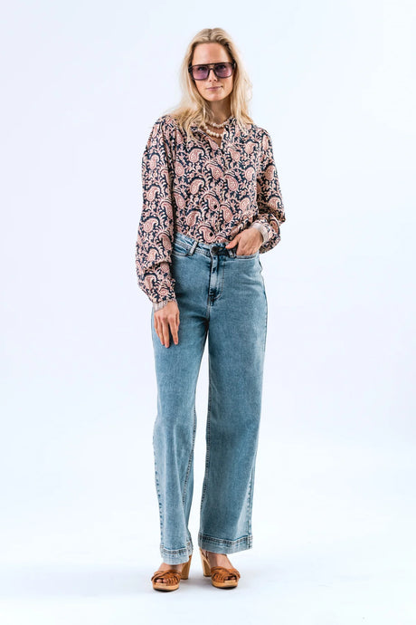 RIVER SHIRT LONG SLEEVE - GRAPHIC PRINT