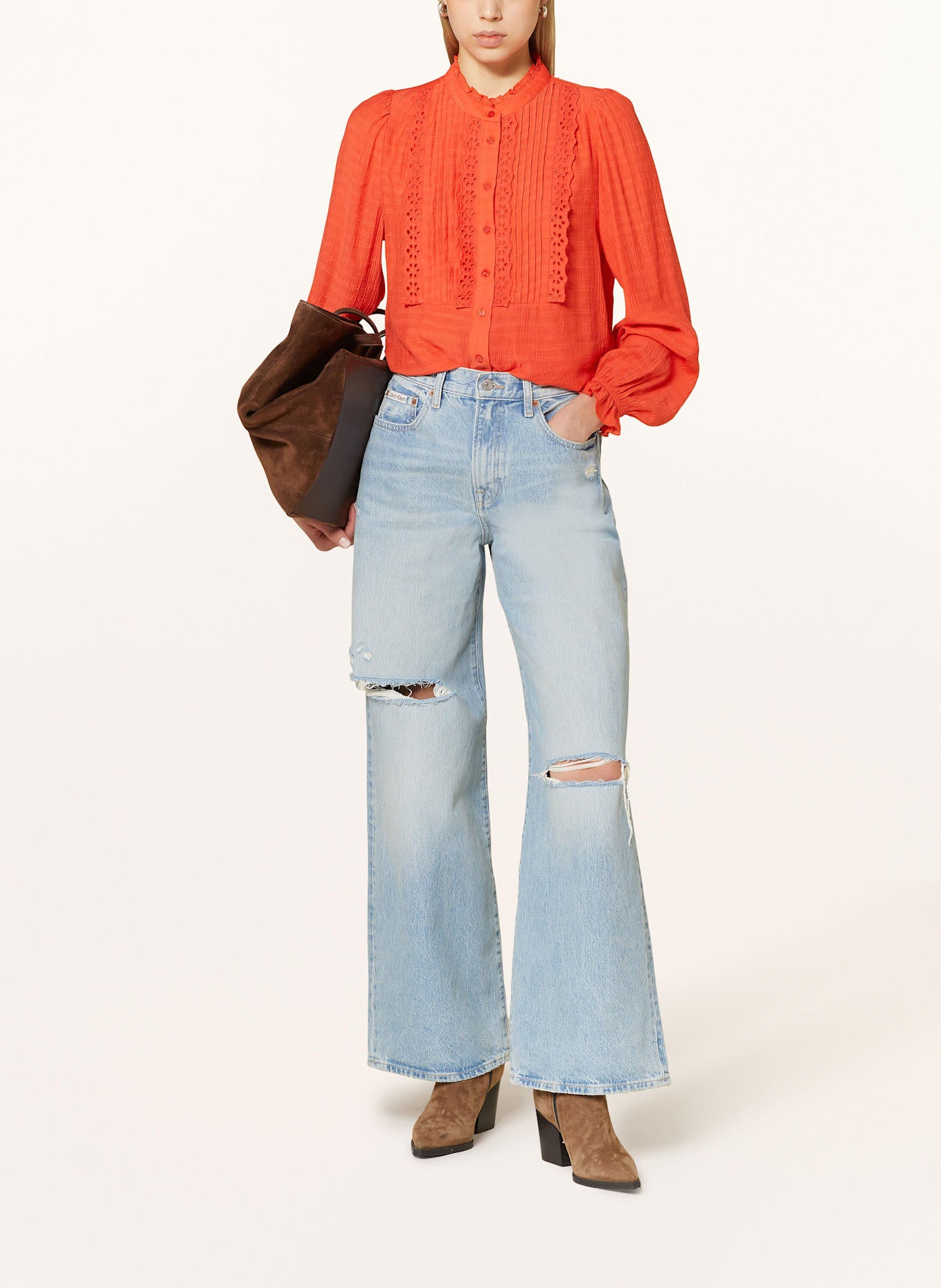 ARIEL SHIRT LONG SLEEVE - CORAL