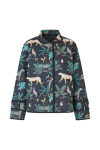 VOILA QUILTED JACKET LONG SLEEVE - WASHED BLACK