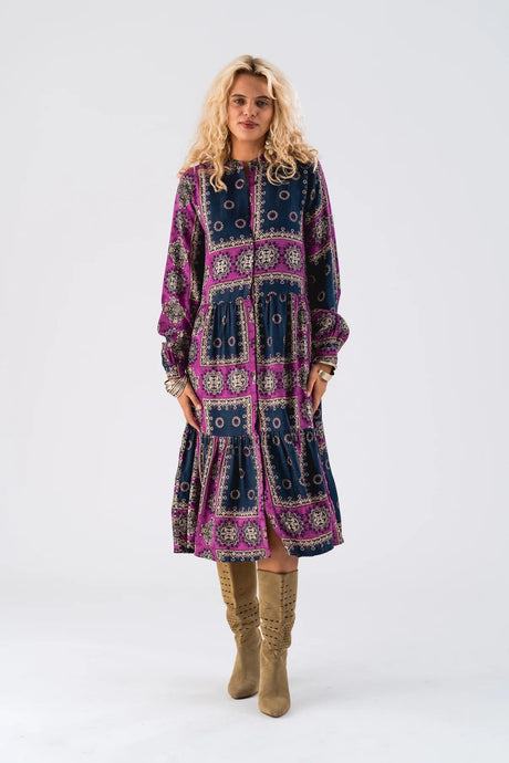 KAIA DRESS - DARK BLUE
