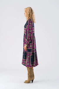 KAIA DRESS - DARK BLUE