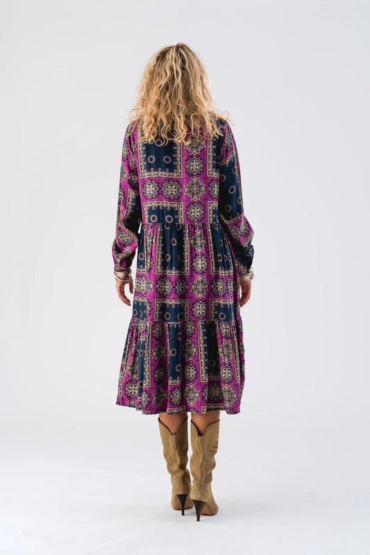 KAIA DRESS - DARK BLUE