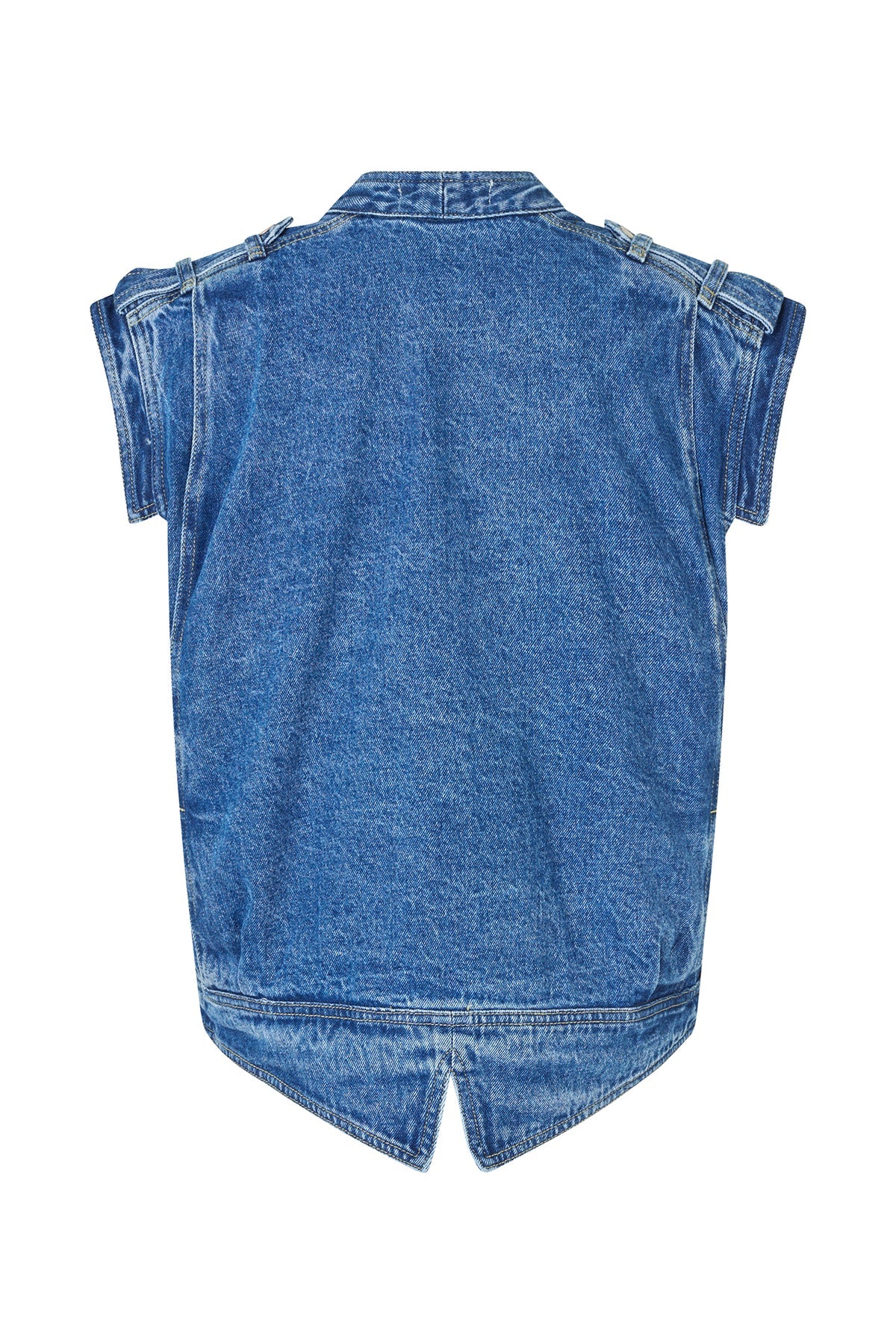 SAM VEST SHORT SLEEVE - BLUE