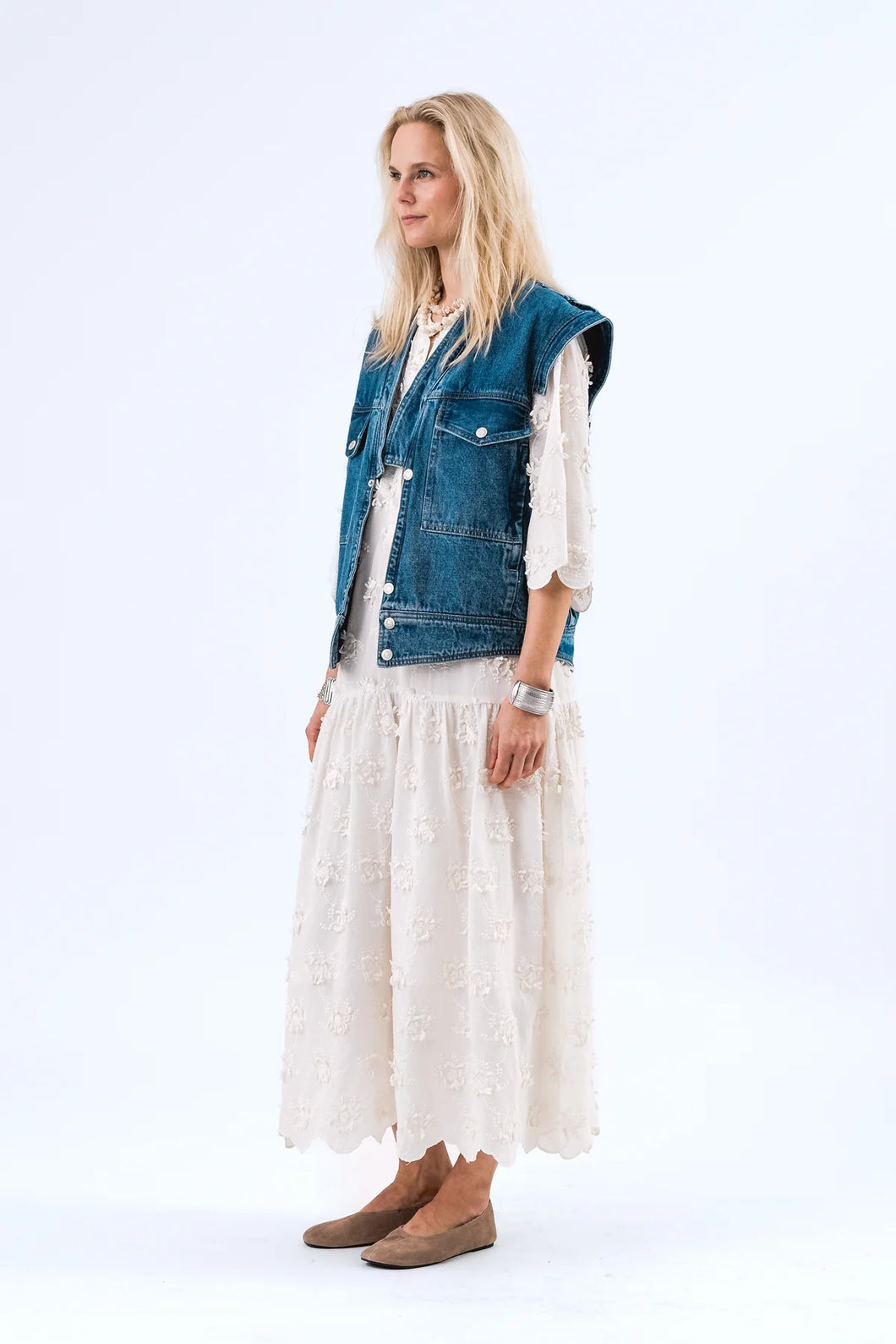 SAM VEST SHORT SLEEVE - BLUE