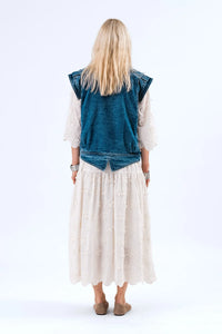 SAM VEST SHORT SLEEVE - BLUE