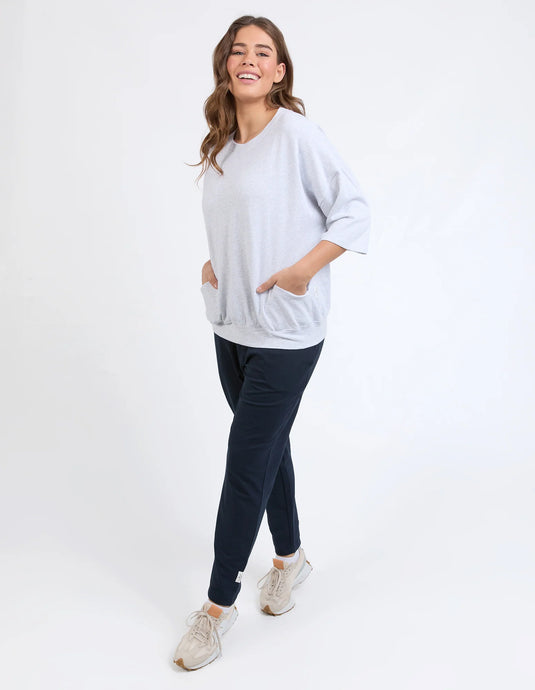 MAZIE SWEAT - GREY MARLE