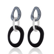 Load image into Gallery viewer, ALORA TRIPLE RESIN DROP EARRINGS