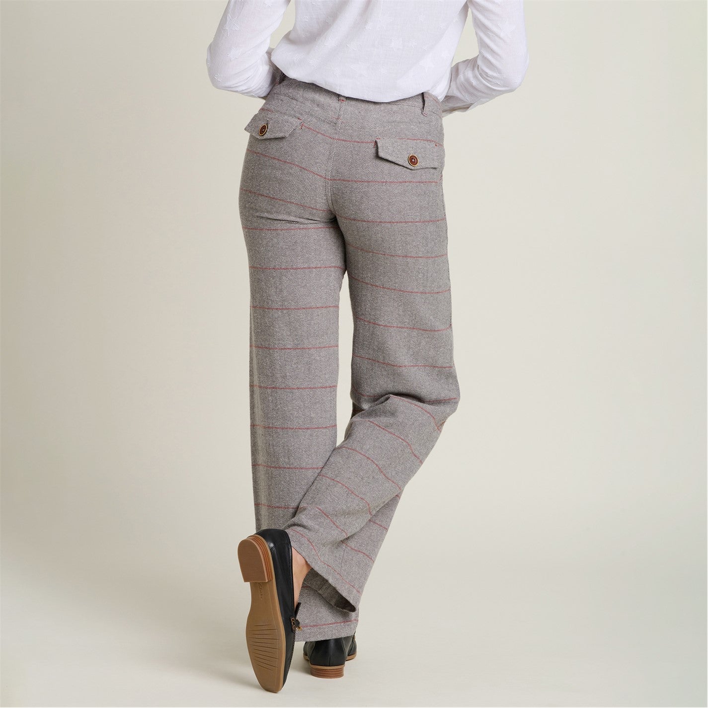 WIDE LEG TEXTURED TROUSER