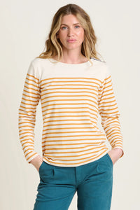ENGINEERED STRIPE BELLA CREW