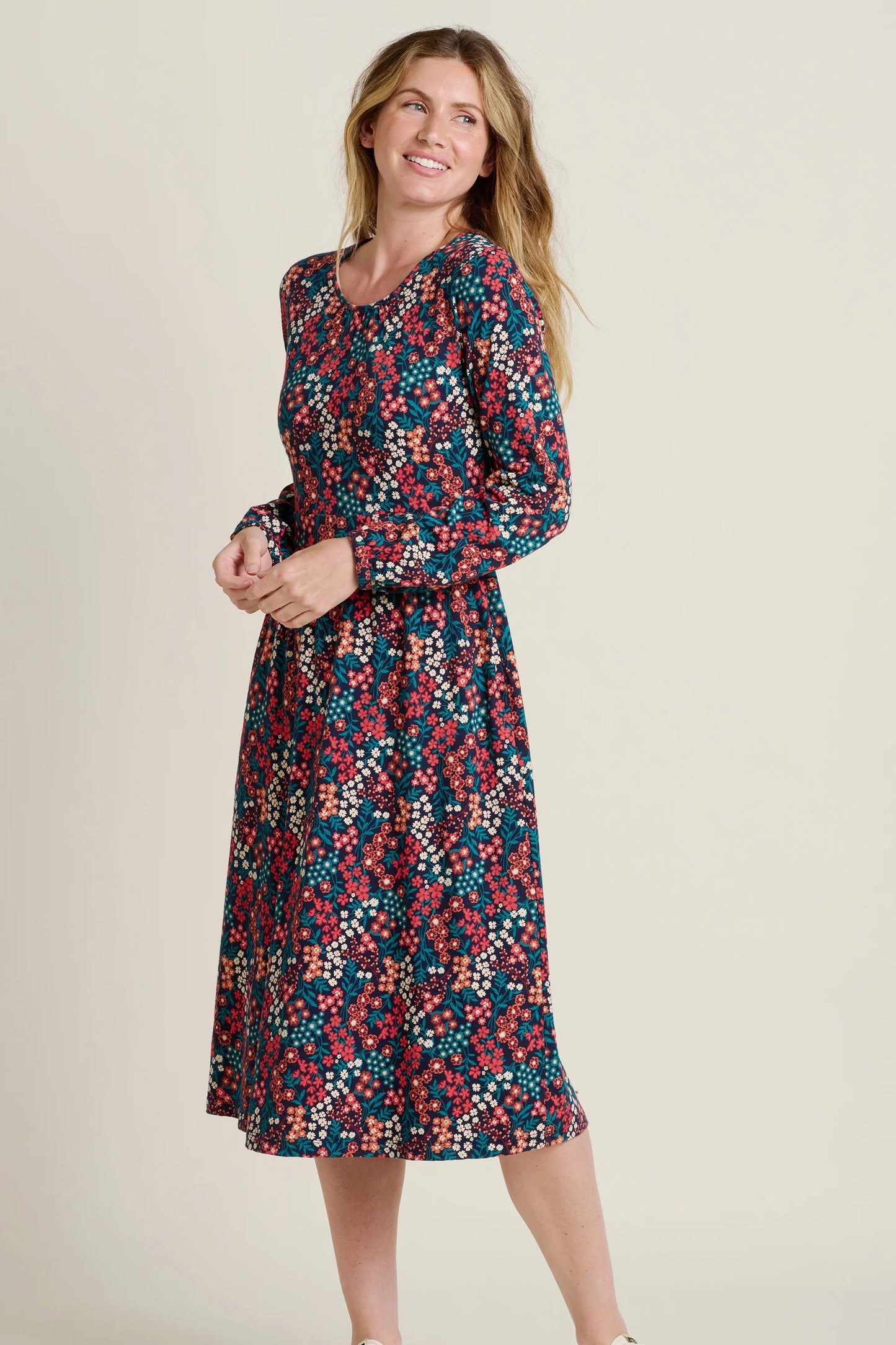 DITSY MIDI DRESS