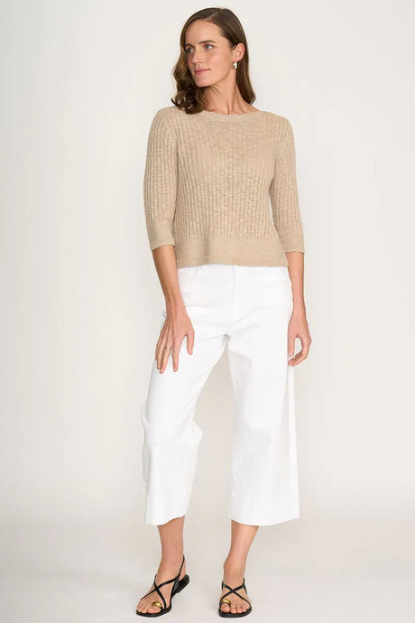 KNITTY GRITTY SWEATER - SAND