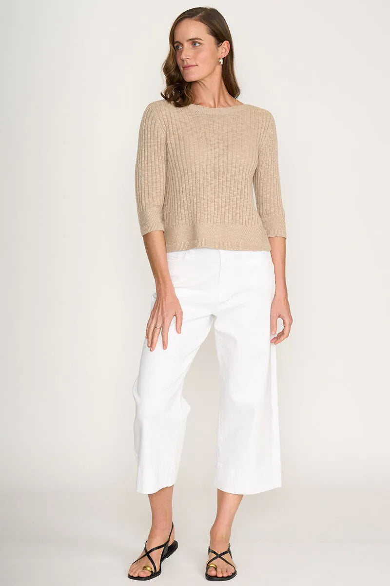KNITTY GRITTY SWEATER - SAND