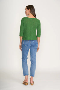 KNITTY GRITTY SWEATER - PALM LEAF