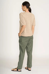 KNITTY GRITTY CARDIGAN - SAND