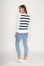 Load image into Gallery viewer, COCONUTS ABOUT YOU SWEATER - BLUE STRIPE