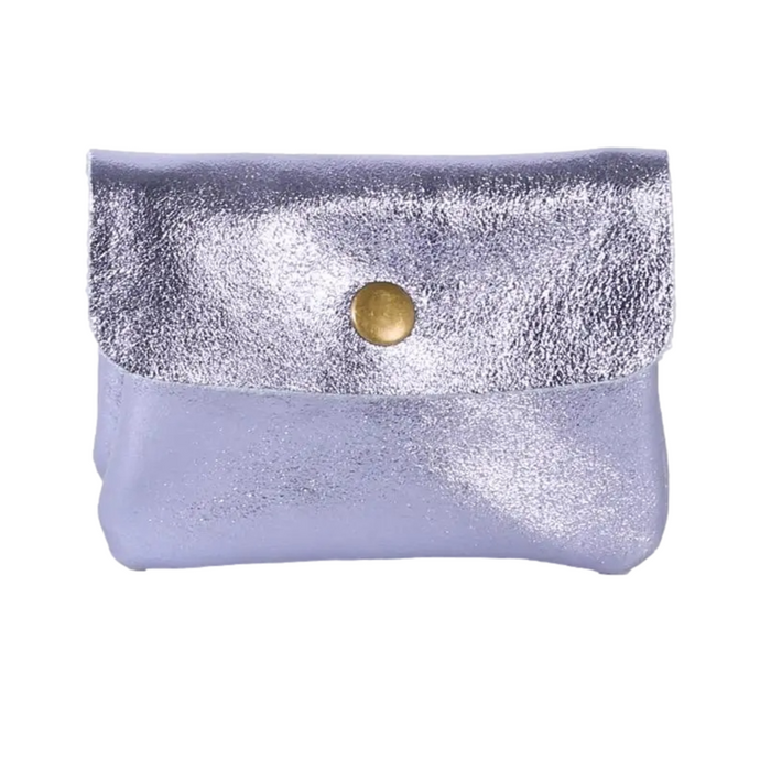 METALLIC COIN PURSE - LILAC