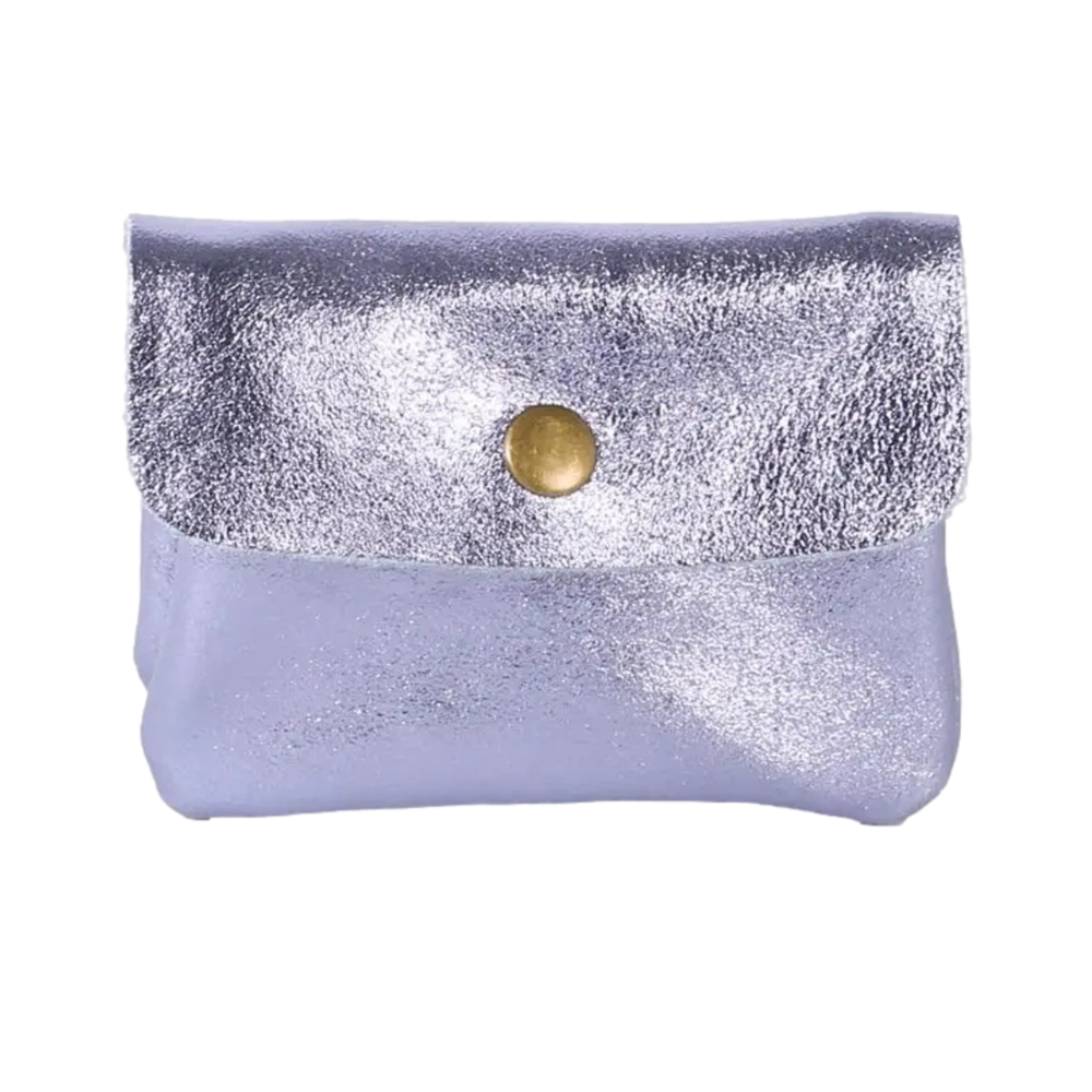 METALLIC COIN PURSE - LILAC