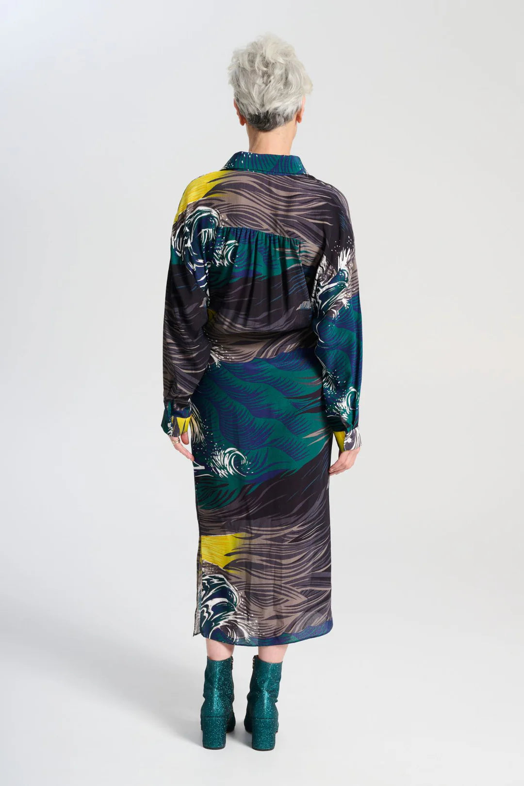 ISLA FLUDIO DRESS - STORM