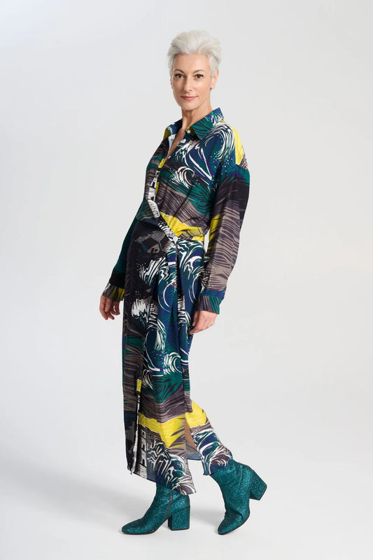 ISLA FLUDIO DRESS - STORM