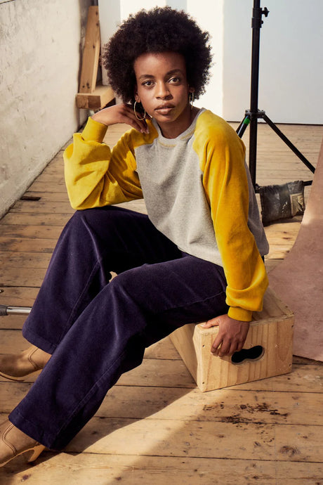ODESSA SWEATSHIRT - MUSTARD