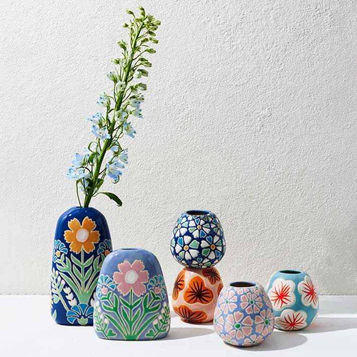 POLLEN BOUQUET TALL VASE