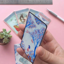 Load image into Gallery viewer, CHEEKY MUSHROOMS TRAVEL CARD STICKER