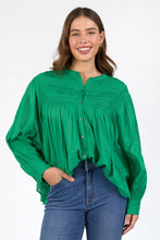 Load image into Gallery viewer, MONTANNA BLOUSE - PINE GREEN