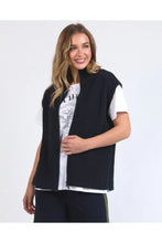 Load image into Gallery viewer, ZIP KNIT VEST - NAVY