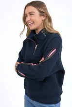 Load image into Gallery viewer, VARSITY ZIP CREW - NAVY