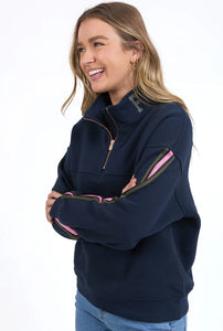 VARSITY ZIP CREW - NAVY