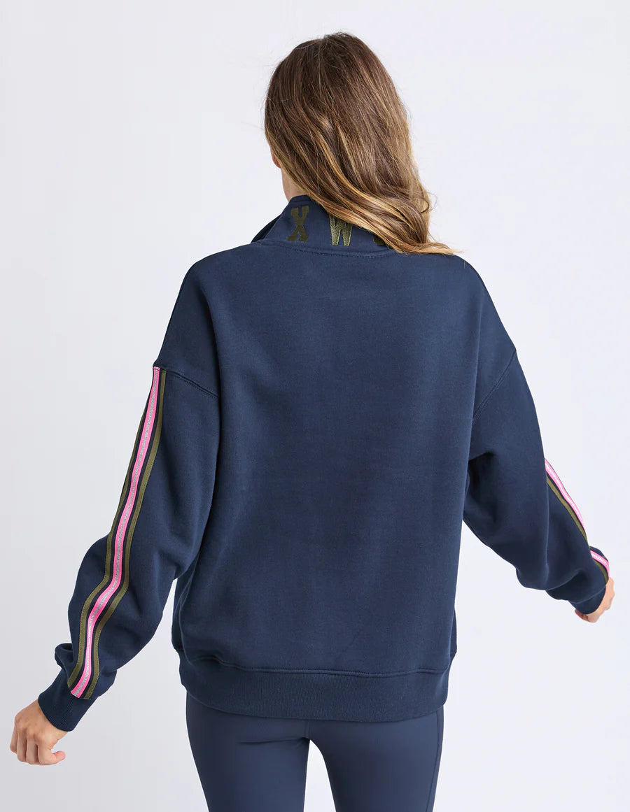 VARSITY ZIP CREW - NAVY