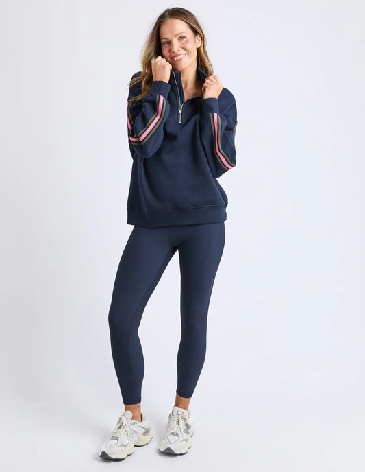 VARSITY ZIP CREW - NAVY
