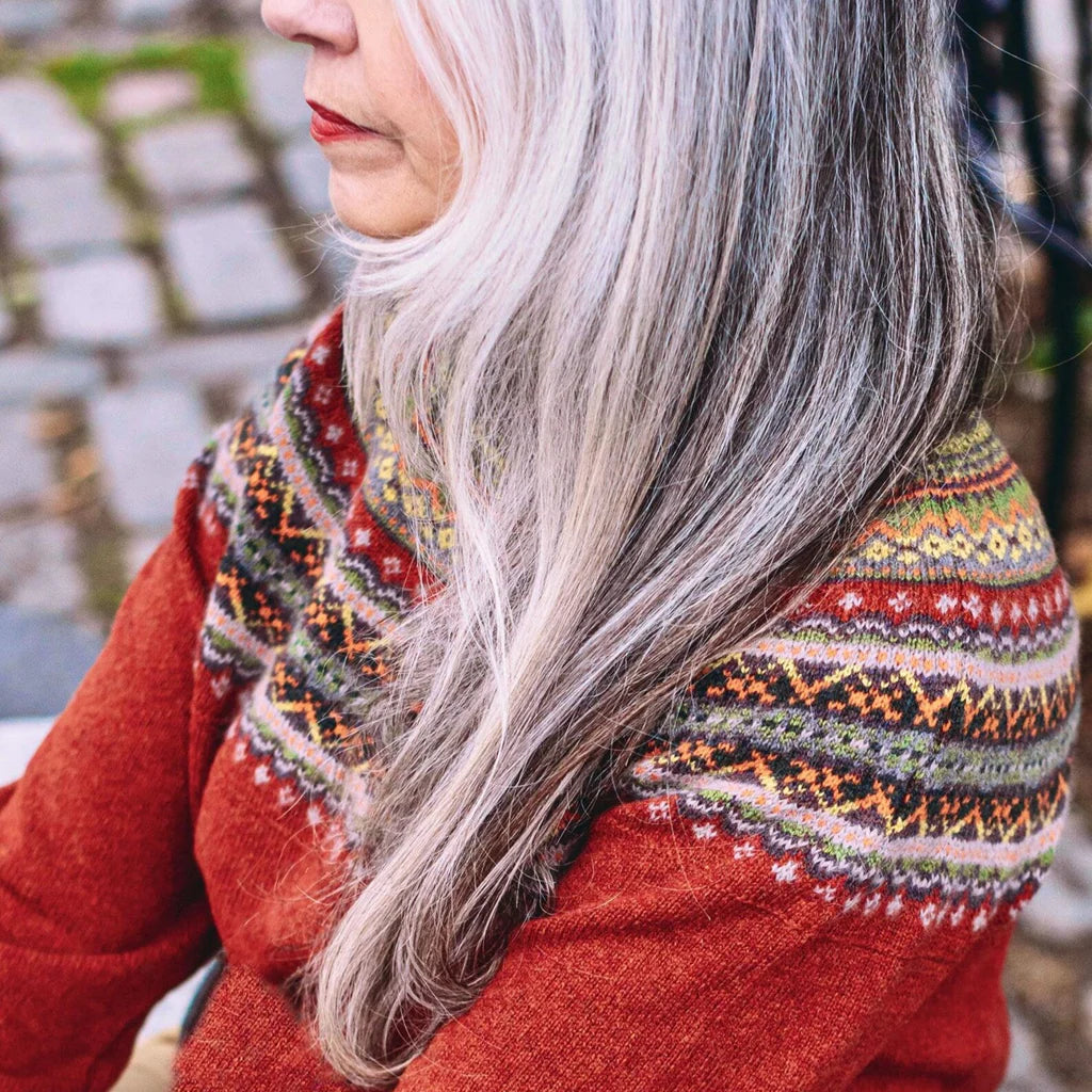 ALPINE SHORT SWEATER - COPPERLEAF