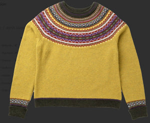 ALPINE SHORT SWEATER - FINDHORN