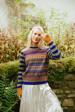 Load image into Gallery viewer, STOBO FAIRISLE SWEATER - MULBERRY