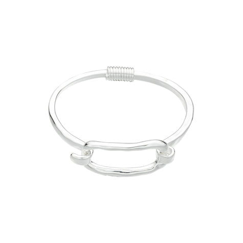 CHUNKY OVAL HINGE BRACELET