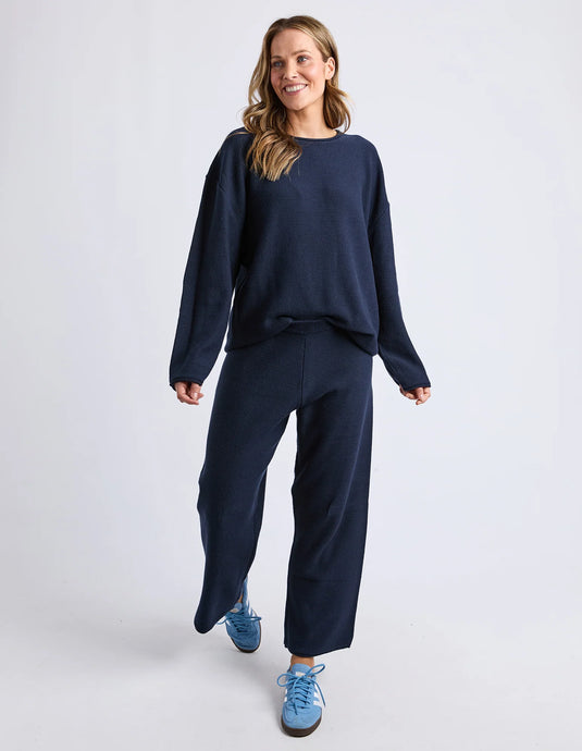 MARLEY KNIT PANT - DARK SAPPHIRE