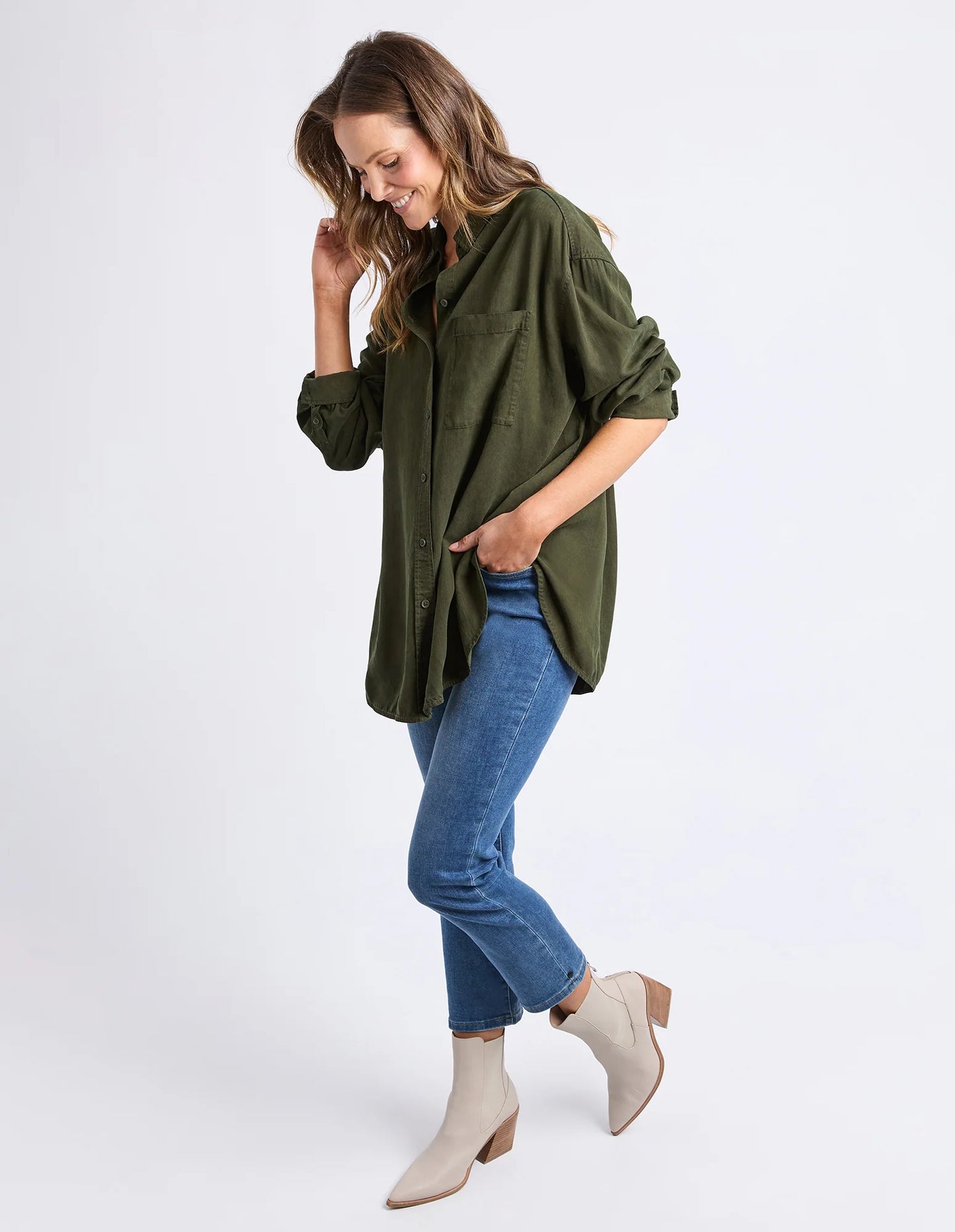 BROOKLYN SHIRT - BASIL
