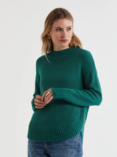 Load image into Gallery viewer, MOCK TURTLE NECK JUMPER - MOSS