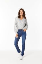 Load image into Gallery viewer, CHELSEA JEANS - DENIM GREY STITCH